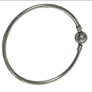 Sterling silver S925 ALE Pandora bangle charm bracelet